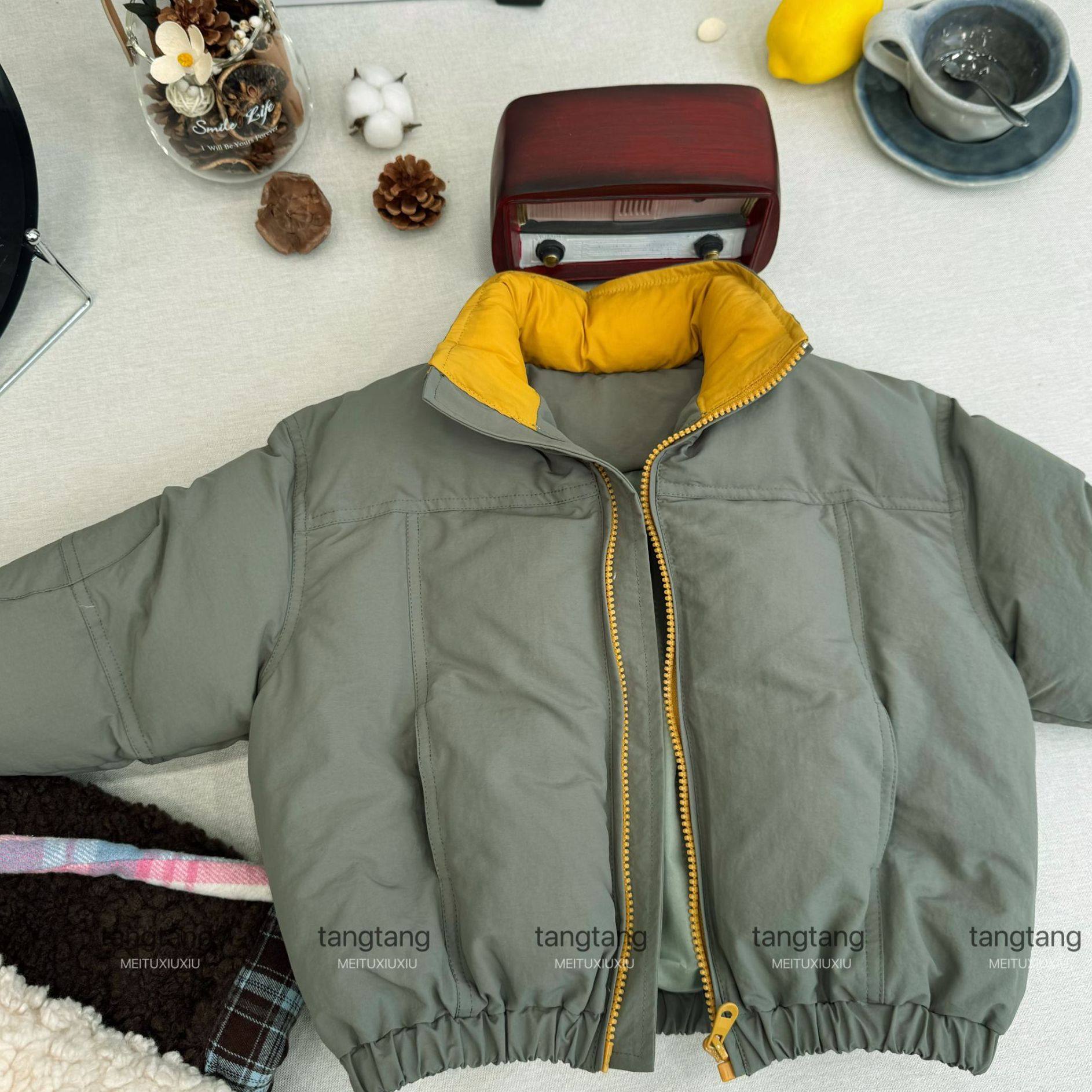 具保暖～韩系童装冬新款男女童夹棉简约立领加厚棉服外套,童装/婴儿装/亲子装,棉袄/棉服,淘宝优惠券,粉丝福利购,淘宝优惠卷