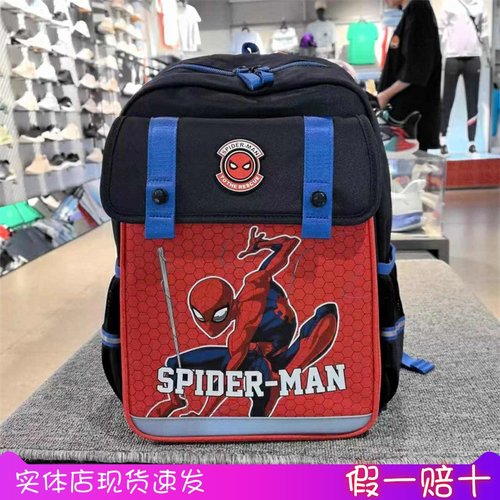安踏儿童2024年新款男童蜘蛛侠双肩背包书包392438166