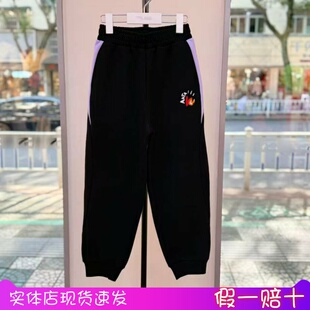 安踏儿童卫衣2026春季新款运动裤宽松女童长裤裤子卫裤362618719