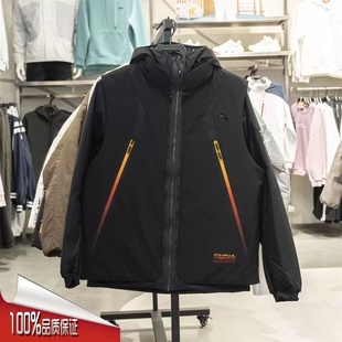 安踏风衣男2025冬季 CHN鹅绒内胆两件套连帽运动上衣152547622 新款