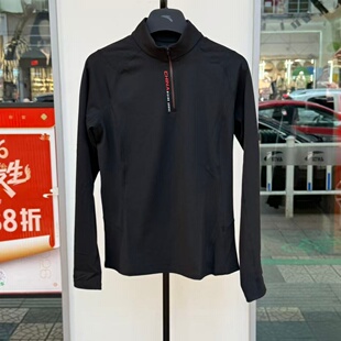 安踏长袖t恤女2026春新款CHN系列高弹磨毛保暖针织上衣162617404S