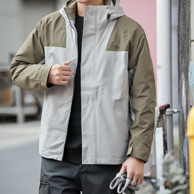 冲锋衣安踏两件套户外防泼水保暖