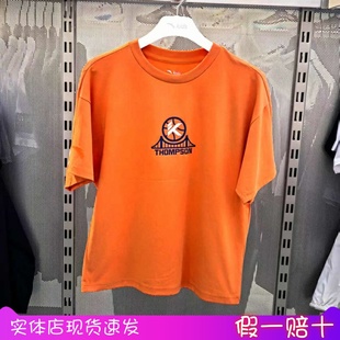 352521102 T恤衫 安踏儿童2025夏款 男大童篮球棉质宽松圆领运动短袖