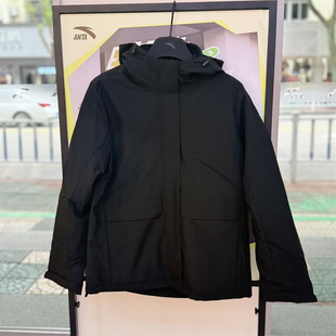 安踏抓绒内胆三合一外套女2025冬季新款夹克上衣两件套162547601