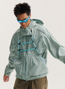 BLACK ARMADA 叠穿功能性冲锋衣可拆卸两件套防水速干透气骑行服