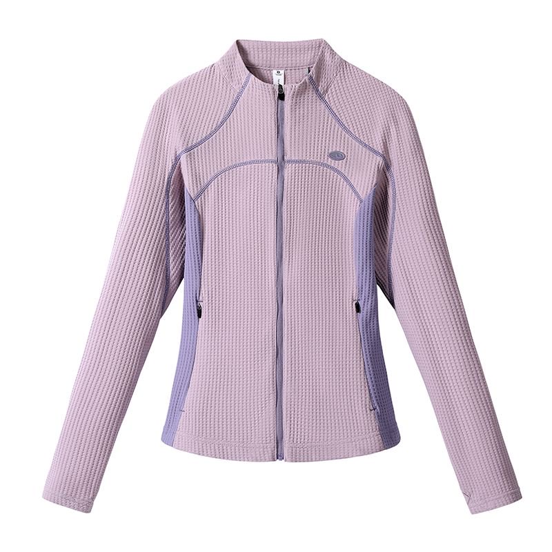 BLACK ARMADA 户外华夫肌理格辣妹紧身运动冬训速干抗菌徒步外套