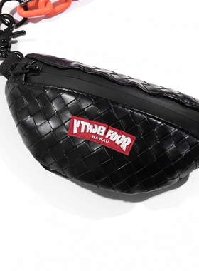 EIGHTYFOUR KILAUEA美潮男女学生迷你链条挂包简约橙色挂链零钱包