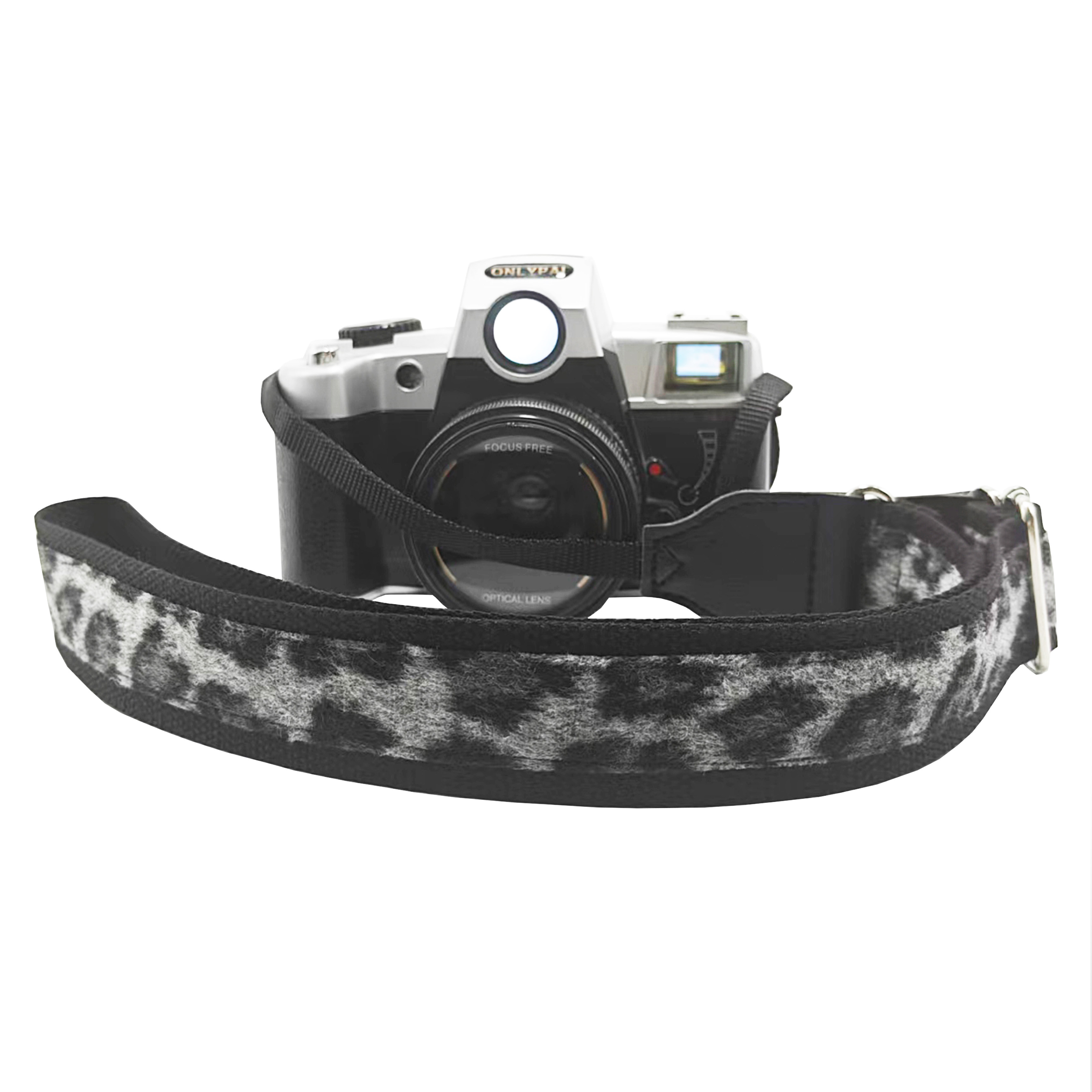 黑灰豹纹可调节加厚帅气个性相机CCD单反微单拍立得挂脖斜跨背带