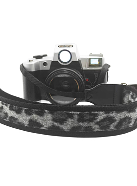 黑灰豹纹可调节加厚帅气个性相机CCD单反微单拍立得挂脖斜跨背带