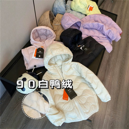 90鸭绒轻薄保暖波浪绗缝儿童羽绒服马甲叠穿内搭校服神器一件代销