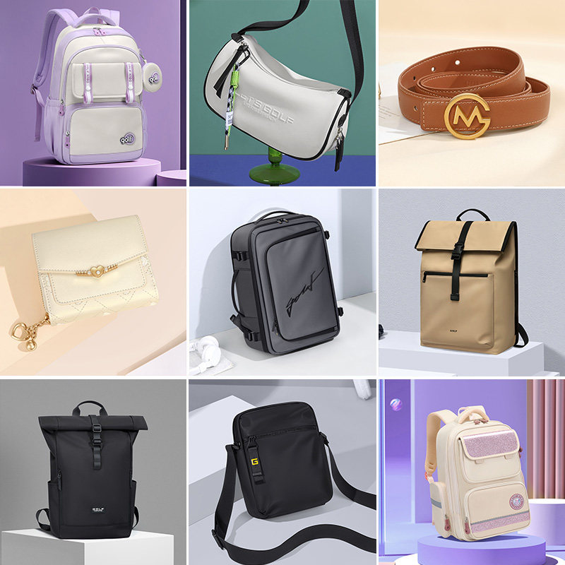 【1件99】GOLF女士时尚单肩包大容量手提包轻便斜挎包运动休闲