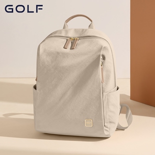 GOLF2025新款 潮流女士双肩包上班通勤电脑包大学生休闲书包女 时尚