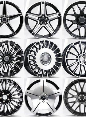 17 18 19寸奔驰轮毂适用AMG改装S级A200 CLA C260L E300L GLB GLC