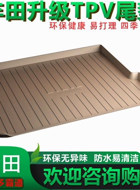 06-09-10-19-25中东普拉多2700霸道4000后备箱尾箱垫内饰改装米色
