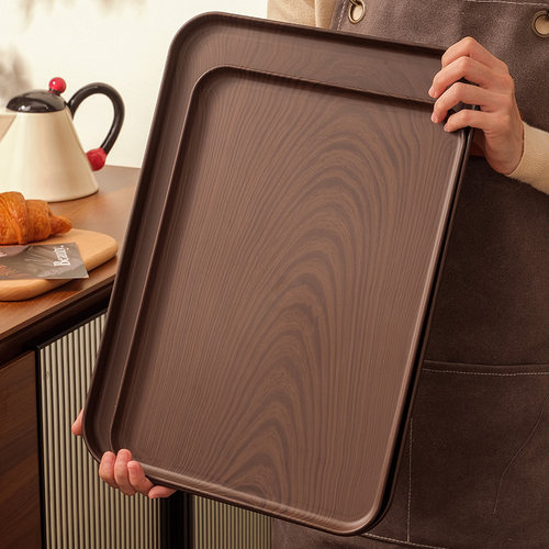 加厚摔不烂！托盘长方形家用大号