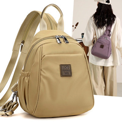 多用斜挎胸包女士牛津布双肩包潮