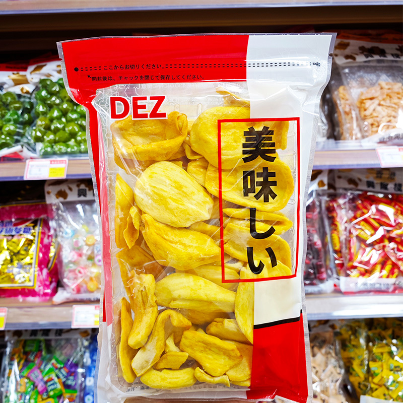 香港DEZ 进口菠萝蜜脆片120g袋装 即食水果干脆片休闲果干零食