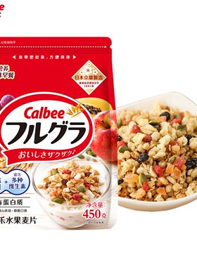 日本进口卡乐比水果燕麦片即食