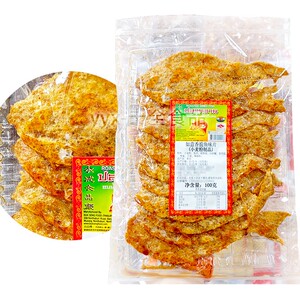如意牌香脆蜜糖沙爹鱼片鱼串鱼味片童年怀旧休闲办公解馋零食8090
