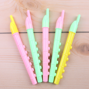 彩色塑料6孔竖笛 儿童玩具乐器笛子初学生益智启蒙玩具幼儿园赠品