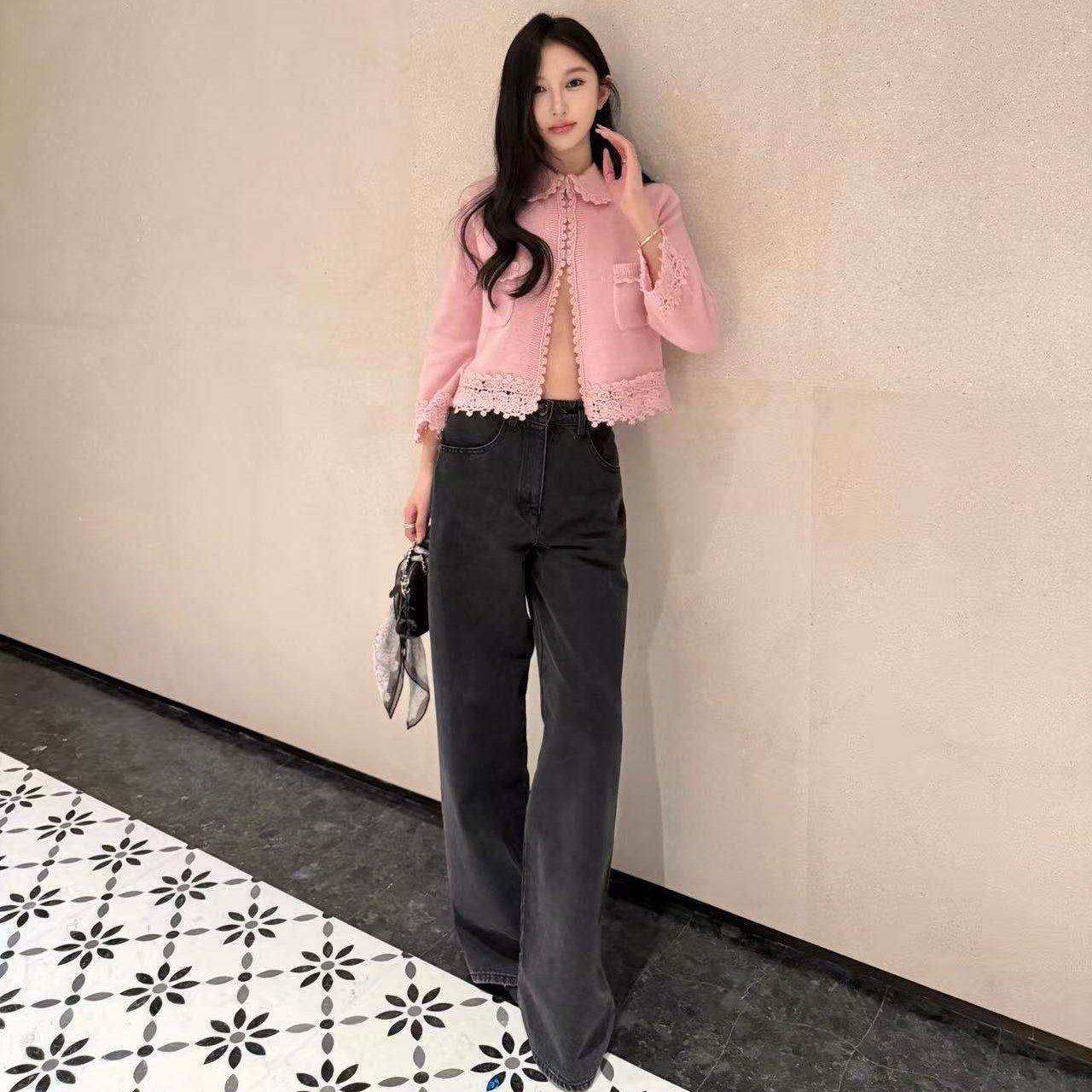 好漂亮好漂亮镂空针织吊带背心女2025年冬季新款短打底衫修身显瘦