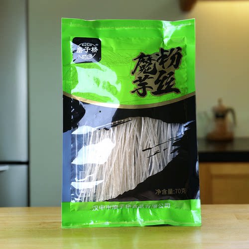 0脂魔芋干粉丝速食代餐粉开水冲泡白领方便食品魔芋面小包70克/包 - 封面