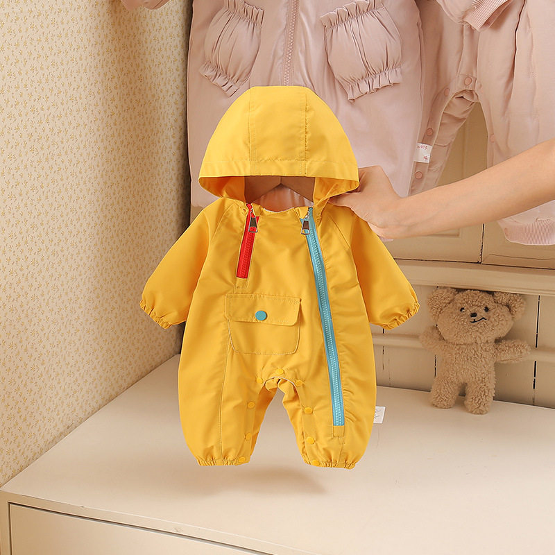 款彩虹冲锋风衣男女哈衣连体衣哈衣宝宝婴儿儿童衣服抗风外出服,童装/婴儿装/亲子装,儿童冲锋衣,淘宝优惠券,粉丝福利购,淘宝优惠卷