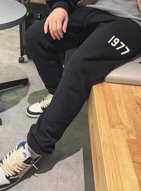 FEAR OF GOD复线潮牌FOG 1977卫裤ESSENTIALS宽松休闲束脚长裤