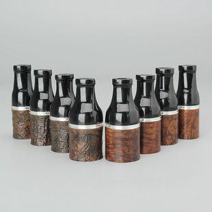 MUXIANG雪茄嘴25-57环男士便携烟嘴9mm过滤意大利石楠木根瘤厂家