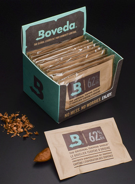 原装进口Boveda 67g雪茄保湿袋58 75 72 62 65 69%烟草大保湿包