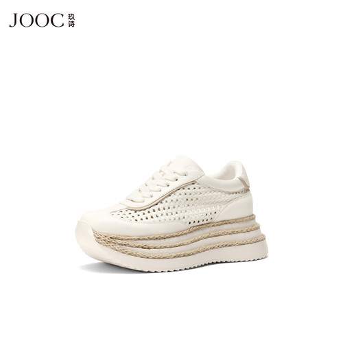 JOOC玖诗侧面镂空德训鞋女