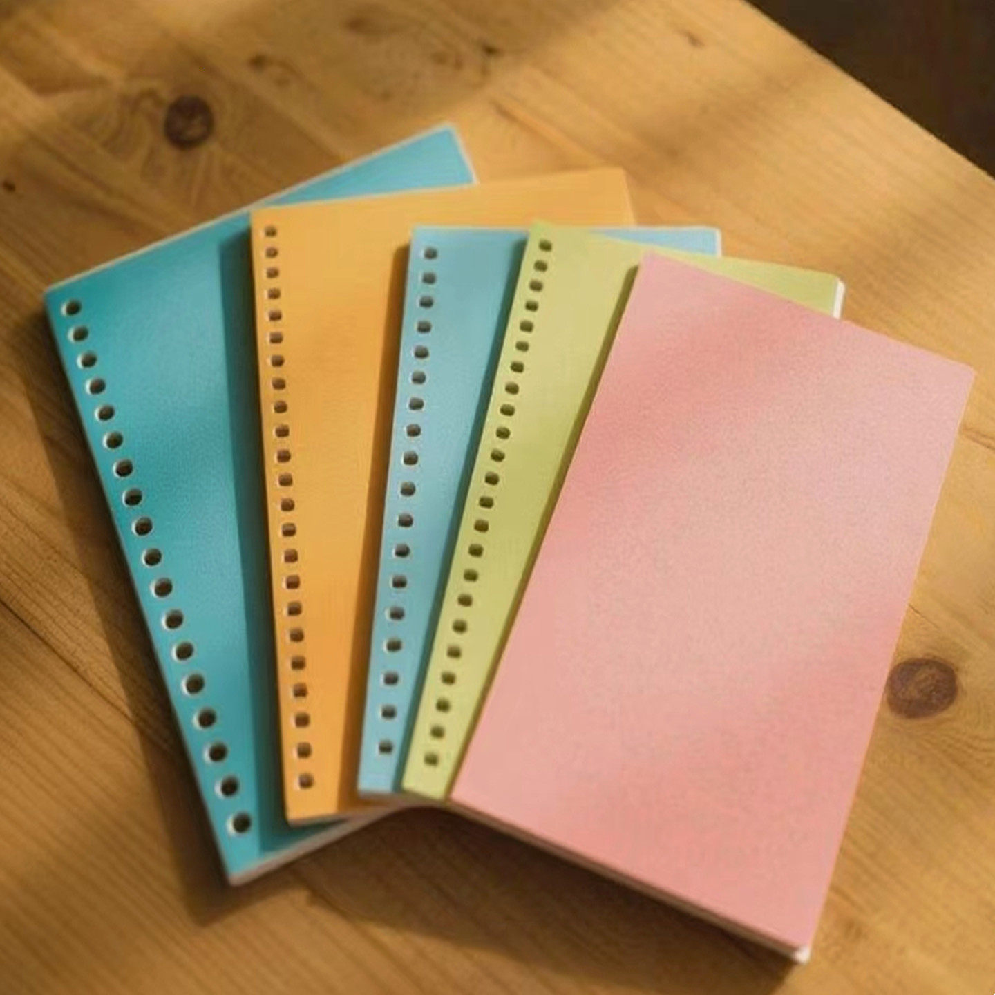 70克活页纸替芯粉色蓝色黄色绿色