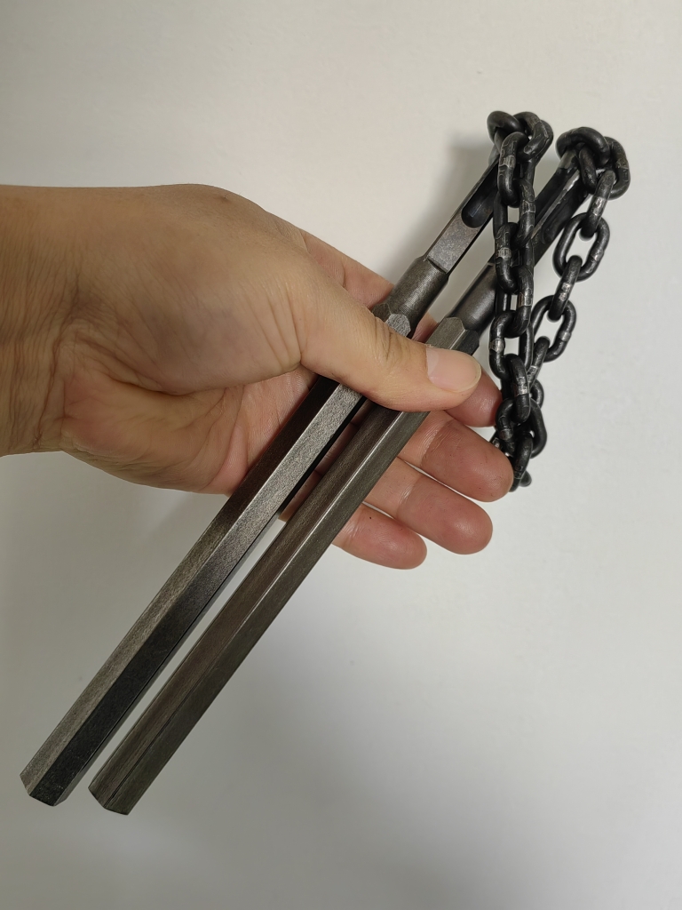 弹簧钢双截棍成人实战车载防身器