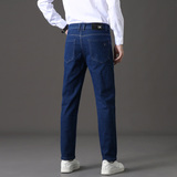 男士牛仔裤新款弹力休闲长裤中青年商务百搭直筒裤男701-P30，男装牛仔裤，星座205-2