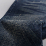 春秋潮牌复古做旧牛仔裤男直筒修身百搭潮流长裤子男1218-087-P21，男装牛仔裤，星座205-2