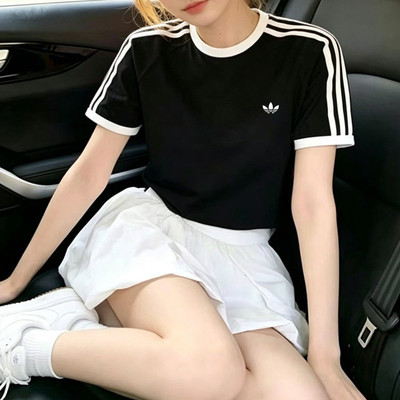 奥莱折扣｜小红书推荐夏季女T恤jennie同款短袖休闲宽松情侣上衣