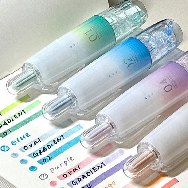 oval欧文修正带幻彩数字渐变