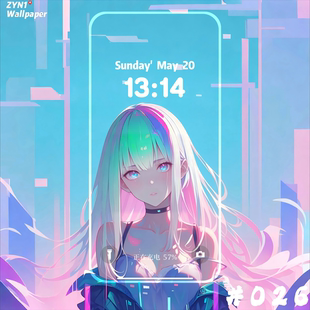 wallpaper手机电脑平板超清壁纸IPAD 026 电音少女 动态壁纸