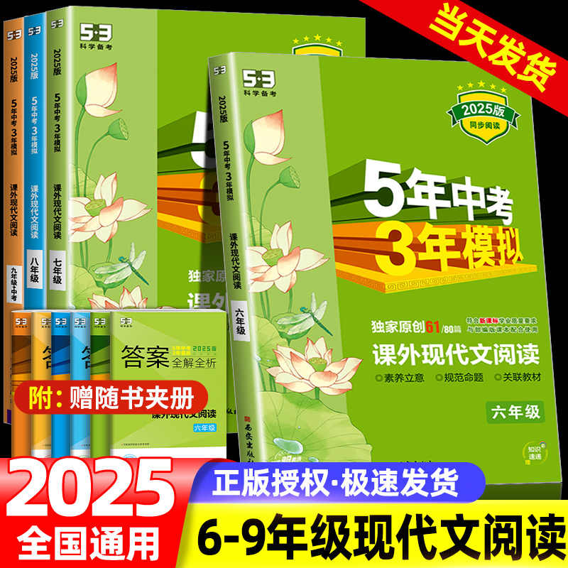 课外现代文阅读文言文六七八
