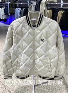正品MLB鹅绒轻薄棒球休闲羽绒服