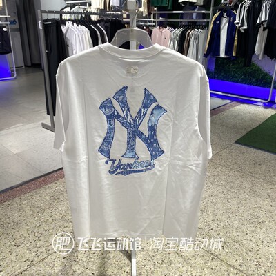 MLB大标透气圆领男女短袖T恤