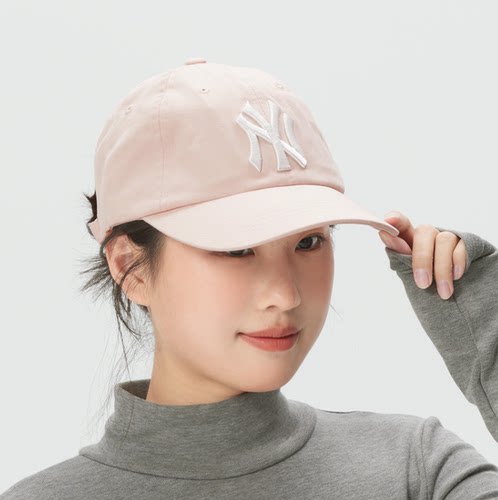 正品MLB刺绣LOGO牛仔棒球鸭舌帽