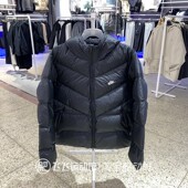 冬正品 NIKE耐克简约百搭纯色保暖防风连帽男休闲羽绒服HQ7791 011
