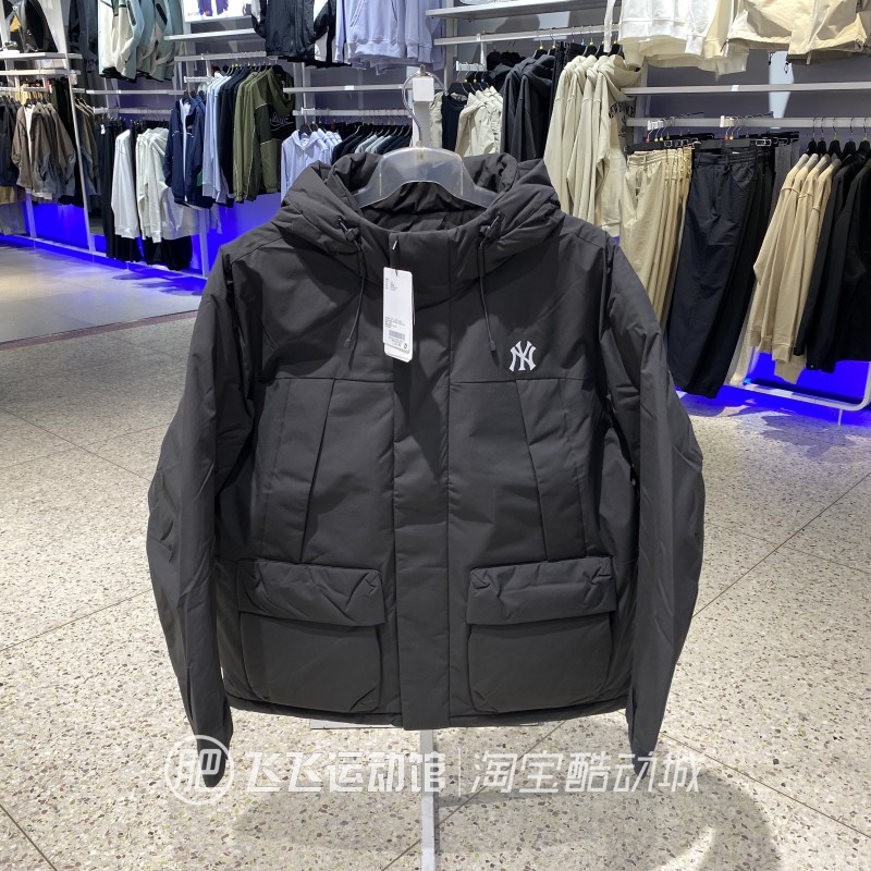 MLB连帽工装男女运动休闲羽绒服