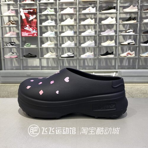 阿迪达斯三叶草女透气运动凉拖