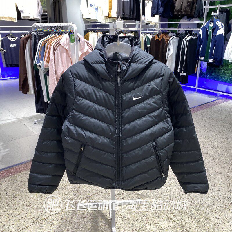 耐克百搭连帽运动羽绒服