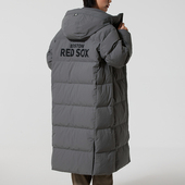 冬新款 羽绒服鹅绒服 MLB保暖连帽男女情侣运动休闲长款 正品 新款