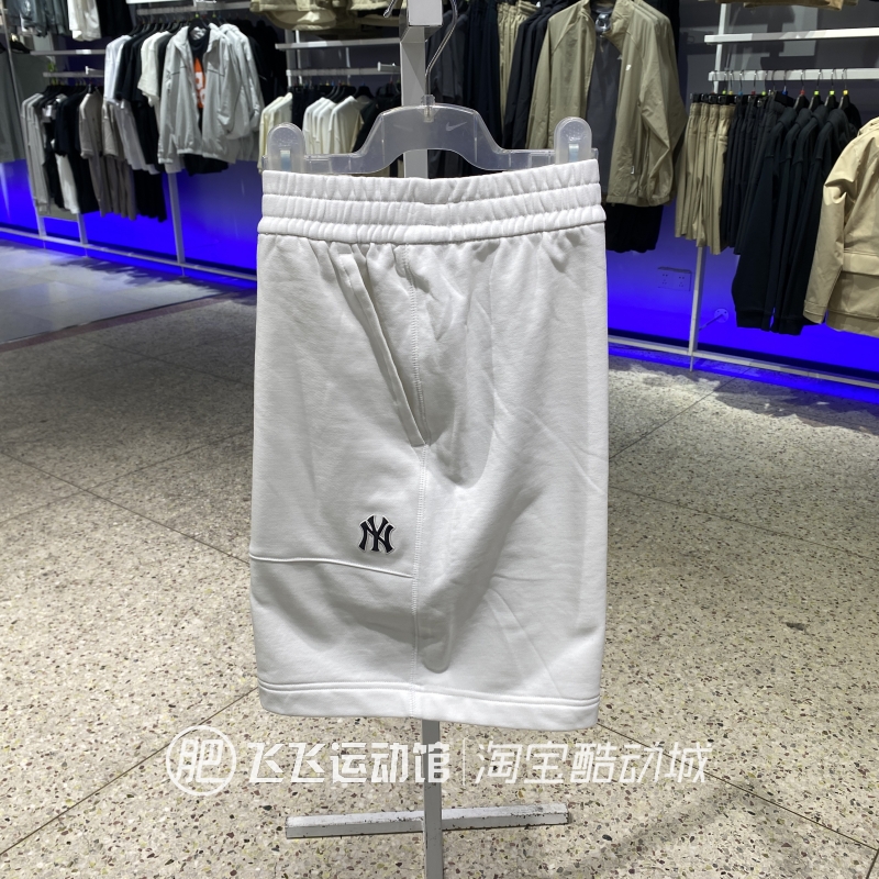 2025夏正品新款MLB简约透气百搭情侣男女运动休闲针织短裤3ASPB