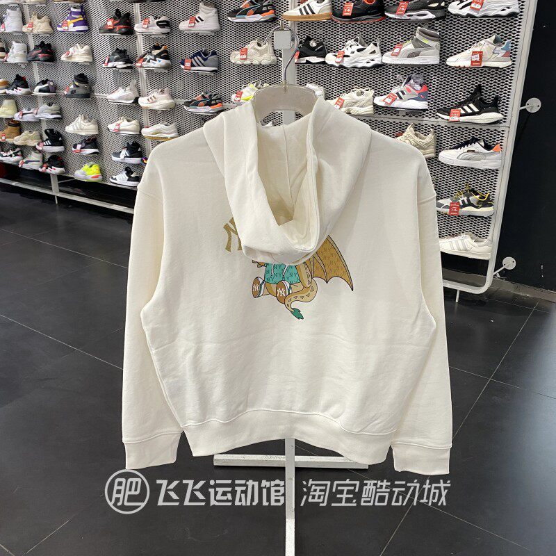 秋新款正品MLB男女复古连帽简约时尚百搭运动休闲针织卫衣外套