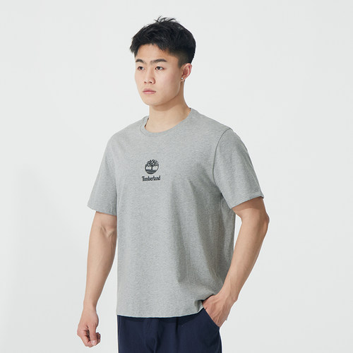 夏正品Timberland添柏岚简约透气舒适男运动休闲短袖T恤A43C5288